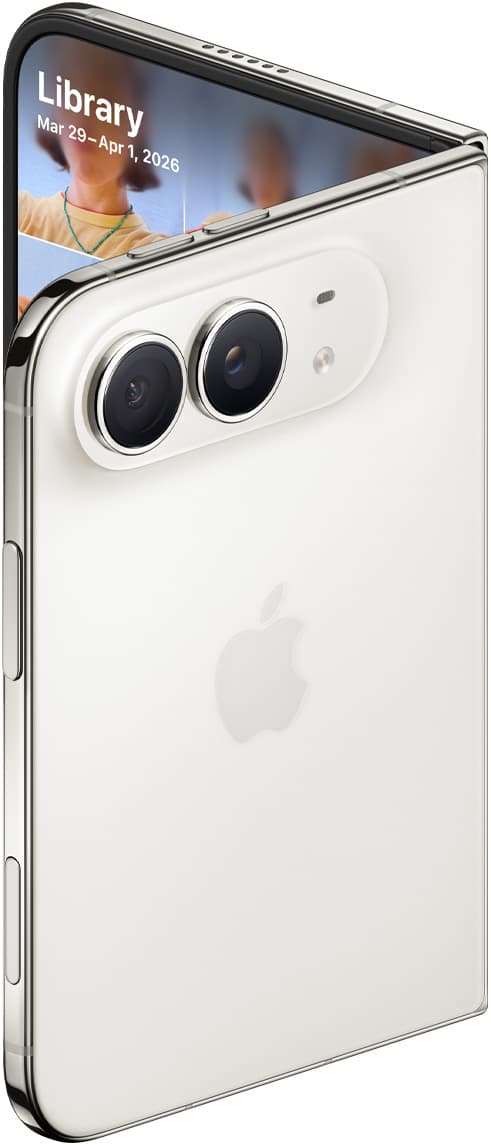 Parte trasera del iPhone Duo con sus dos cámaras.